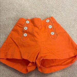 Janie and Jack Girls Orange Shorts